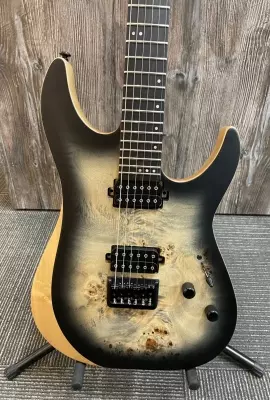 Schecter - Reaper-6 Electric Guitar - Satin Charcoal Burst